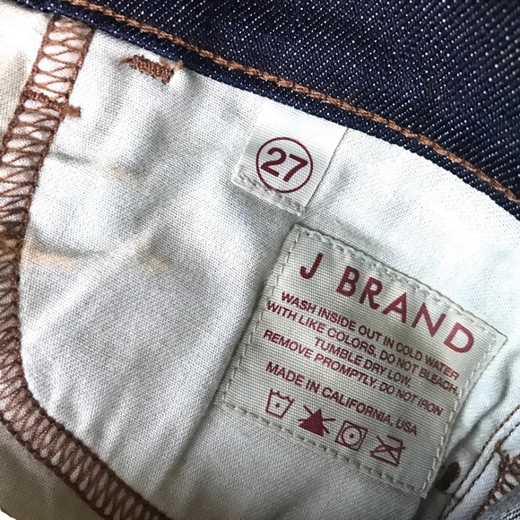 J BRAND JEANS Dark Indigo STIN 9512 Stockholm SKINNY Slim 5-POCKET 25 jeans - Picture 5 of 11